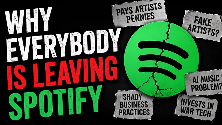 Why Everybody is Leaving Spotify